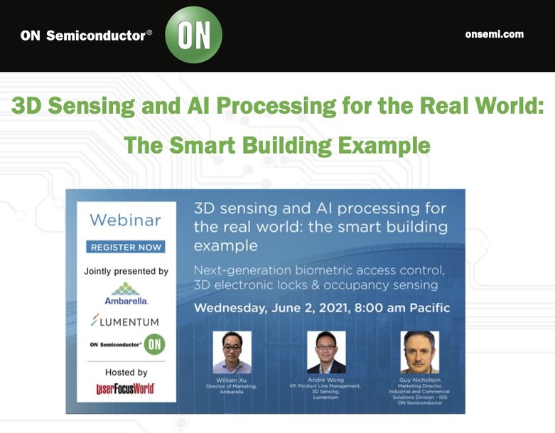 Webinar: 3D sensing and AI processing for the real world: the smart building example